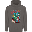 Sexy Merry Christmas Funny Christmas Mens 80% Cotton Hoodie Charcoal