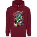 Sexy Merry Christmas Funny Christmas Mens 80% Cotton Hoodie Maroon