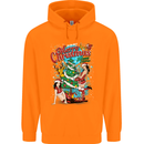 Sexy Merry Christmas Funny Christmas Mens 80% Cotton Hoodie Orange