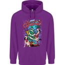 Sexy Merry Christmas Funny Christmas Mens 80% Cotton Hoodie Purple