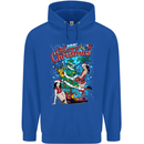 Sexy Merry Christmas Funny Christmas Mens 80% Cotton Hoodie Royal Blue