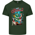 Sexy Merry Christmas Funny Christmas Mens Cotton T-Shirt Tee Top Forest Green