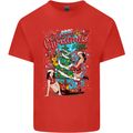Sexy Merry Christmas Funny Christmas Mens Cotton T-Shirt Tee Top Red