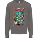 Sexy Merry Christmas Funny Christmas Mens Sweatshirt Jumper Charcoal
