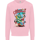 Sexy Merry Christmas Funny Christmas Mens Sweatshirt Jumper Light Pink