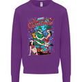 Sexy Merry Christmas Funny Christmas Mens Sweatshirt Jumper Purple