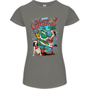 Sexy Merry Christmas Funny Christmas Womens Petite Cut T-Shirt Charcoal