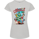 Sexy Merry Christmas Funny Christmas Womens Petite Cut T-Shirt Sports Grey