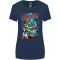 Sexy Merry Christmas Funny Christmas Womens Wider Cut T-Shirt Navy Blue
