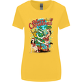 Sexy Merry Christmas Funny Christmas Womens Wider Cut T-Shirt Yellow