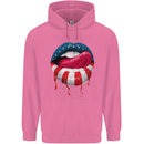 Sexy USA Flag Lips America July 4th Childrens Kids Hoodie Azalea