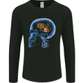 Sh!t For Bains Funny Offensive Dopey Dumb Mens Long Sleeve T-Shirt Black