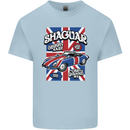 Shaguar Funny Movie Film Classic Car Mens Cotton T-Shirt Tee Top Light Blue
