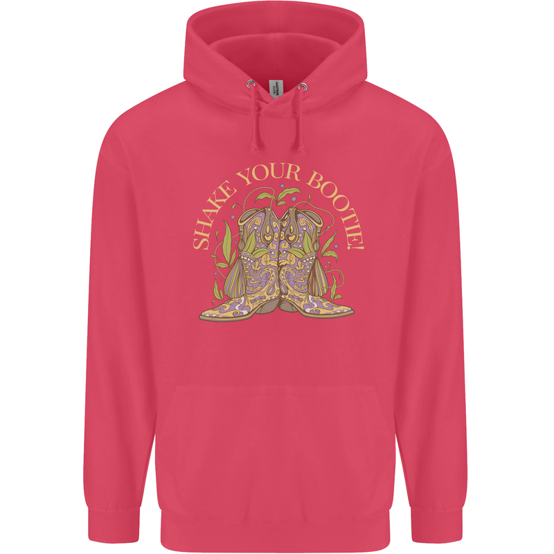 Shake Your Bootie Mardi Gras Childrens Kids Hoodie Heliconia