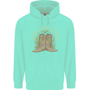 Shake Your Bootie Mardi Gras Childrens Kids Hoodie Peppermint