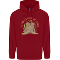 Shake Your Bootie Mardi Gras Childrens Kids Hoodie Red