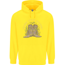 Shake Your Bootie Mardi Gras Childrens Kids Hoodie Yellow