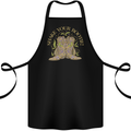 Shake Your Bootie Mardi Gras Cotton Apron 100% Organic Black