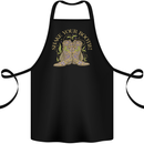 Shake Your Bootie Mardi Gras Cotton Apron 100% Organic Black