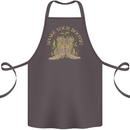 Shake Your Bootie Mardi Gras Cotton Apron 100% Organic Dark Grey