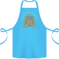 Shake Your Bootie Mardi Gras Cotton Apron 100% Organic Turquoise