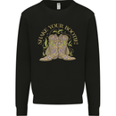 Shake Your Bootie Mardi Gras Kids Sweatshirt Jumper Black