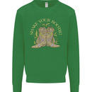 Shake Your Bootie Mardi Gras Kids Sweatshirt Jumper Irish Green