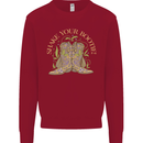 Shake Your Bootie Mardi Gras Kids Sweatshirt Jumper Red