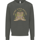 Shake Your Bootie Mardi Gras Kids Sweatshirt Jumper Storm Grey
