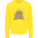 Shake Your Bootie Mardi Gras Kids Sweatshirt Jumper Yellow