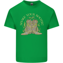 Shake Your Bootie Mardi Gras Kids T-Shirt Childrens Irish Green