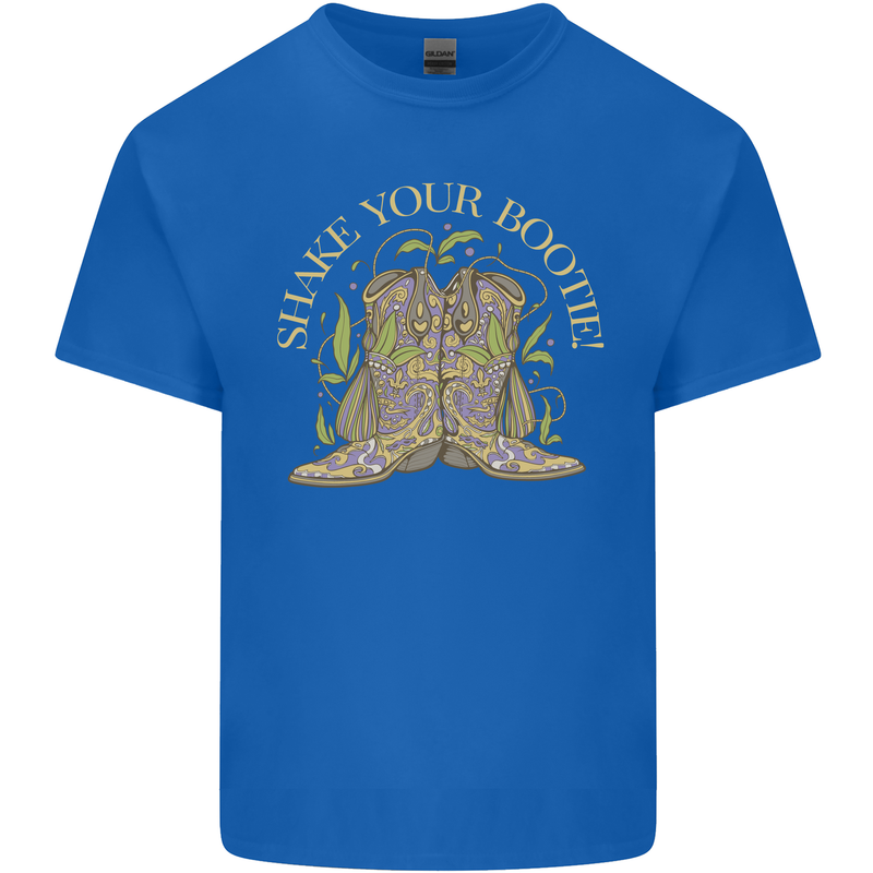 Shake Your Bootie Mardi Gras Kids T-Shirt Childrens Royal Blue