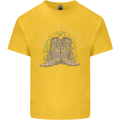 Shake Your Bootie Mardi Gras Kids T-Shirt Childrens Yellow