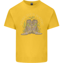 Shake Your Bootie Mardi Gras Kids T-Shirt Childrens Yellow