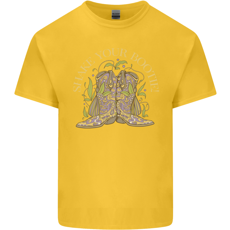 Shake Your Bootie Mardi Gras Kids T-Shirt Childrens Yellow