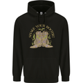 Shake Your Bootie Mardi Gras Mens 80% Cotton Hoodie Black