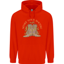 Shake Your Bootie Mardi Gras Mens 80% Cotton Hoodie Bright Red