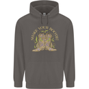 Shake Your Bootie Mardi Gras Mens 80% Cotton Hoodie Charcoal