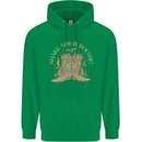 Shake Your Bootie Mardi Gras Mens 80% Cotton Hoodie Irish Green