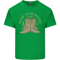 Shake Your Bootie Mardi Gras Mens Cotton T-Shirt Tee Top Irish Green