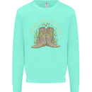 Shake Your Bootie Mardi Gras Mens Sweatshirt Jumper Peppermint