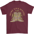 Shake Your Bootie Mardi Gras Mens T-Shirt 100% Cotton Maroon
