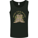 Shake Your Bootie Mardi Gras Mens Vest Tank Top Black