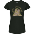 Shake Your Bootie Mardi Gras Womens Petite Cut T-Shirt Black
