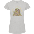 Shake Your Bootie Mardi Gras Womens Petite Cut T-Shirt Sports Grey