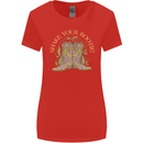 Shake Your Bootie Mardi Gras Womens Wider Cut T-Shirt Red