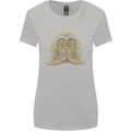 Shake Your Bootie Mardi Gras Womens Wider Cut T-Shirt Sports Grey
