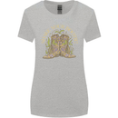 Shake Your Bootie Mardi Gras Womens Wider Cut T-Shirt Sports Grey