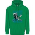 Shark Ahead Funny Diver Scuba Diving Childrens Kids Hoodie Irish Green