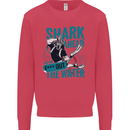 Shark Ahead Funny Diver Scuba Diving Kids Sweatshirt Jumper Heliconia